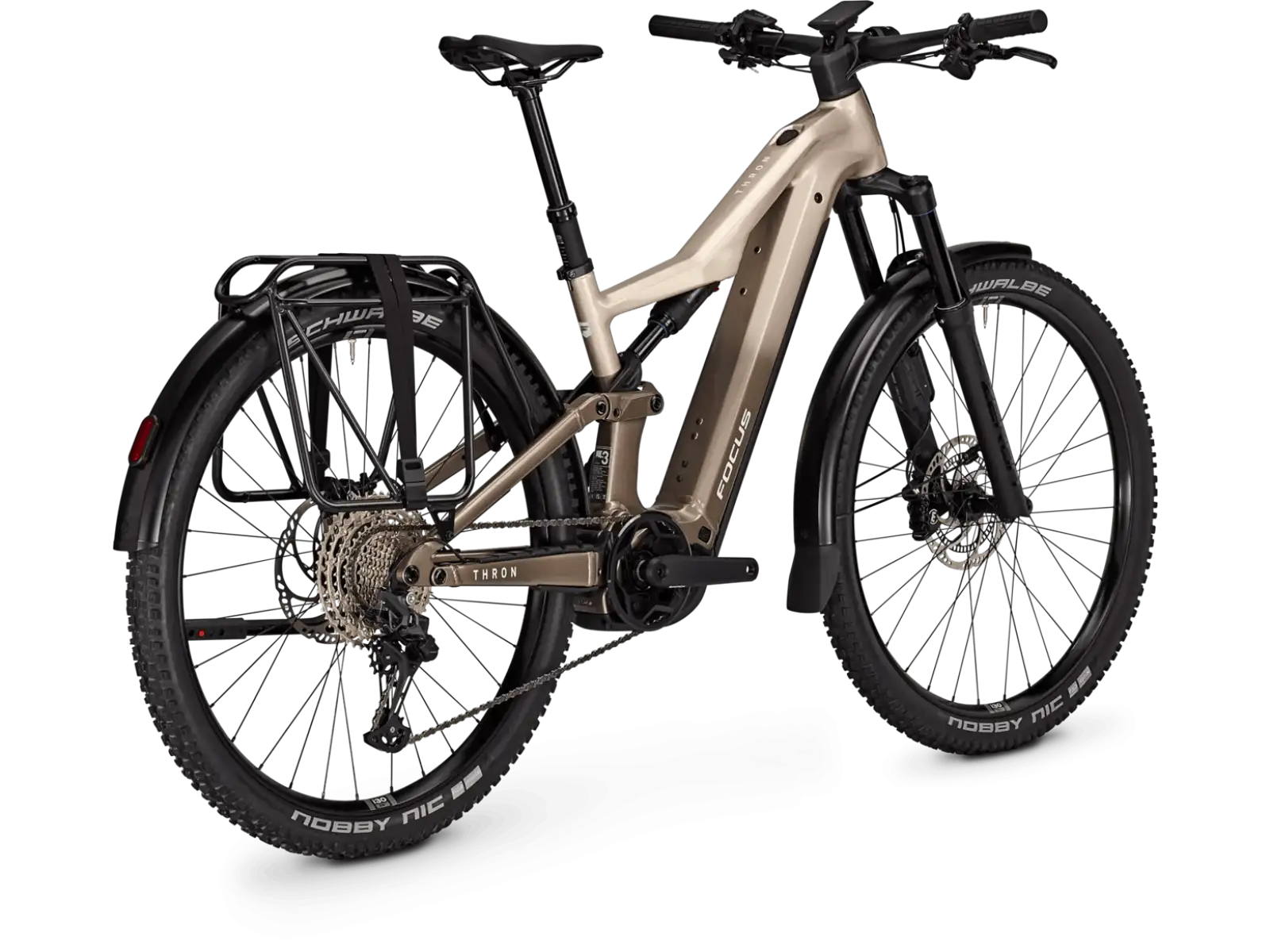 Focus THRON 8 EQP 800Wh celoodpružený elektrobicykel Adamantsilver / Crystalgrey