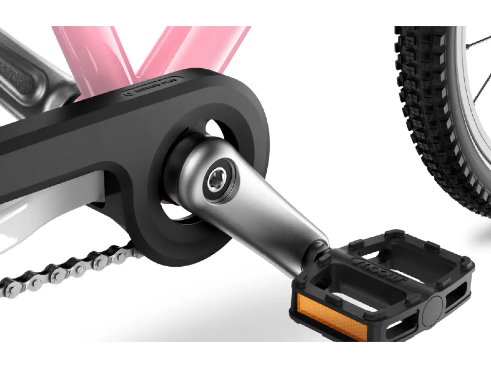 Woom Go 3 detský bicykel 16" Powder Pink