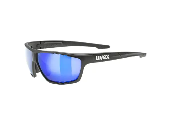 Uvex Sportstyle 706 okuliare Black Mat/Mirror Blue