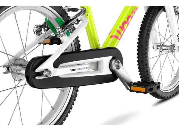Woom GO 2 detský bicykel neon lime