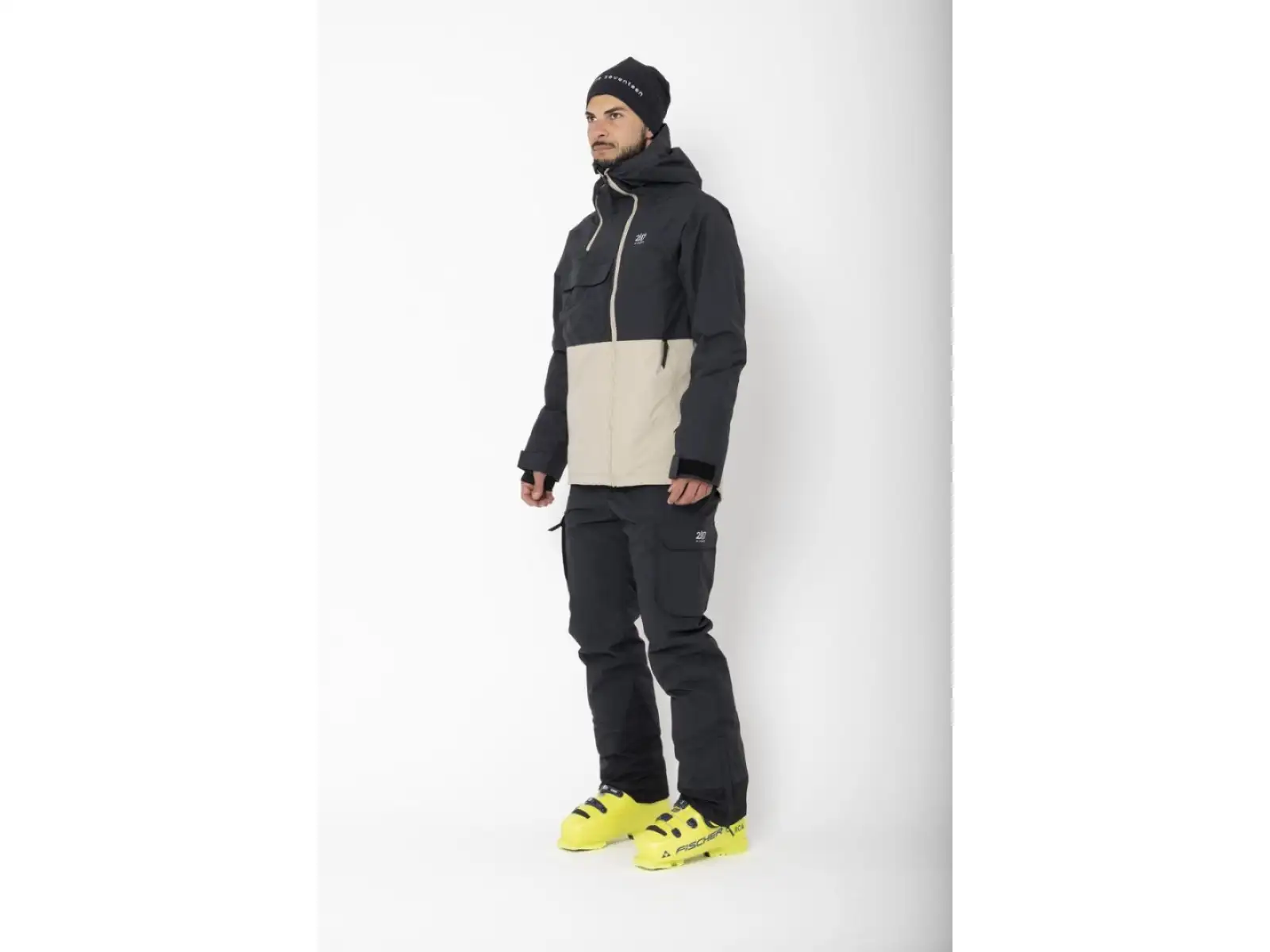2117 of Sweden Krasse pánska lyžiarska bunda Black