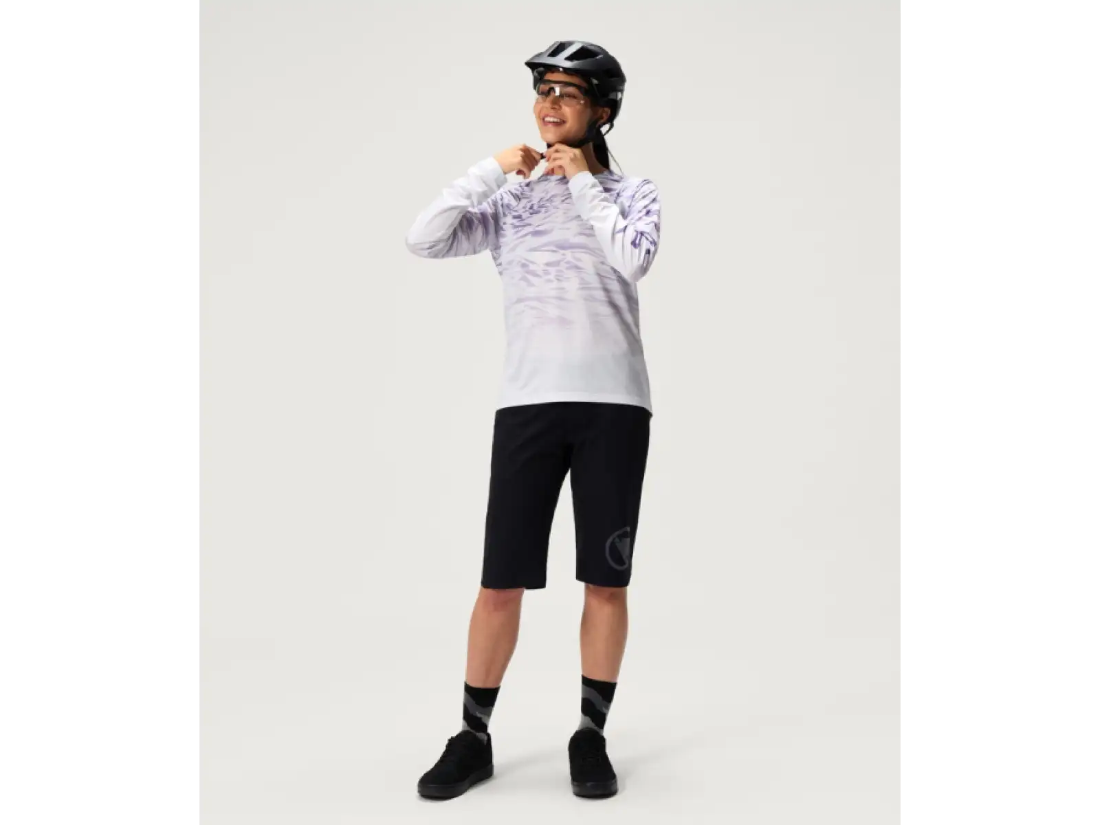 Endura LTD Marble dámsky dres dlhý rukáv Heather