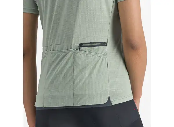 Castelli Unlimited Sentiero 2 dámsky dres krátky rukáv Defender Green