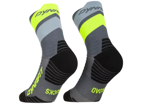 Dynafit Ultra Mid bežecké ponožky Cinder/Ultra Yellow