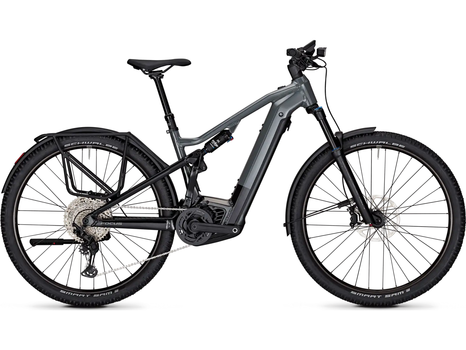 Focus Thron2 6.8 EQP DI 625 Wh celoodpružený elektrobicykel Slategrey/Magicblack