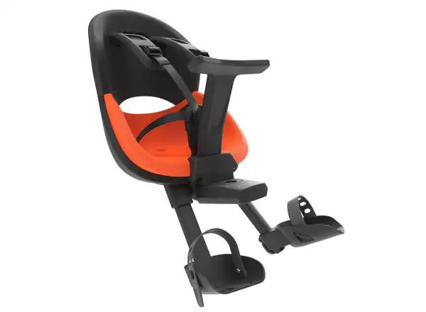 Prodigee Icon detská sedačka predná čierna/oranžová