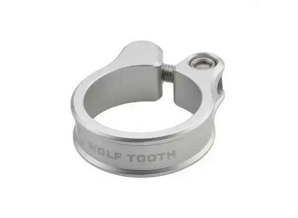 Wolf Tooth sedlová objímka 34,9mm strieborná