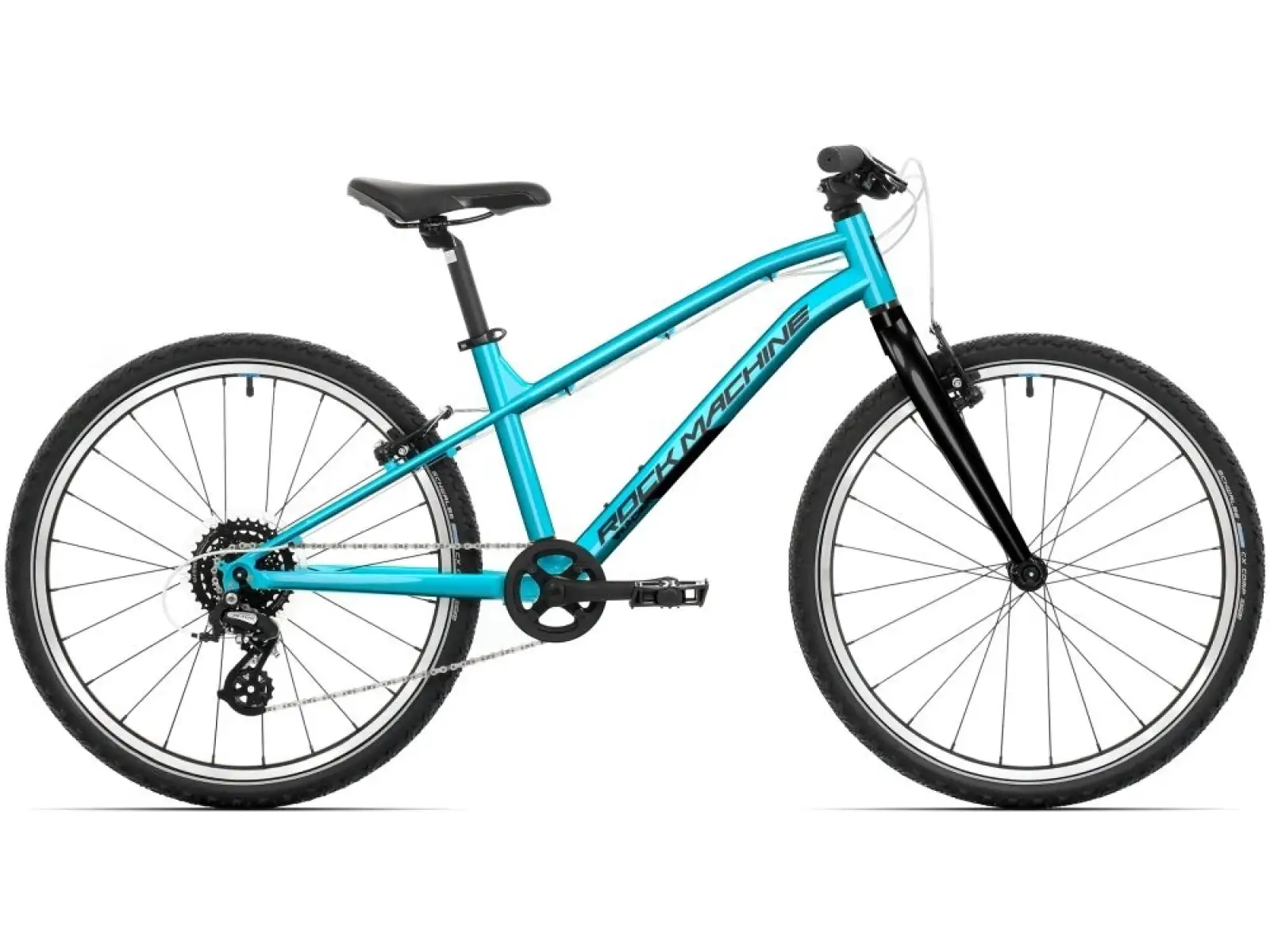 Rock Machine Thunder Jr. 24 VB detský bicykel Jade Blue