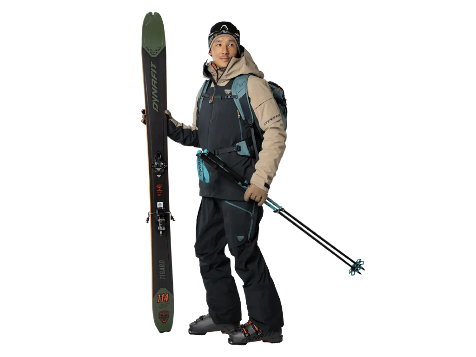 Dynafit Tigard Gore-Tex pánska bunda Rock Khaki