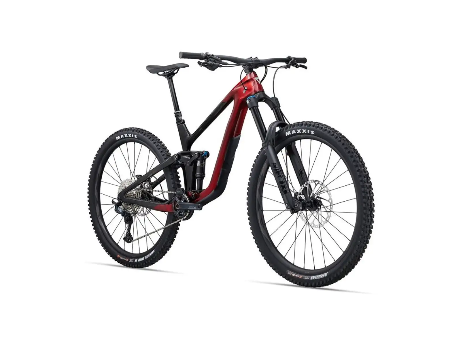 Giant Reign Advanced 2 celoodpružený horský bicykel Sangria/Carbon