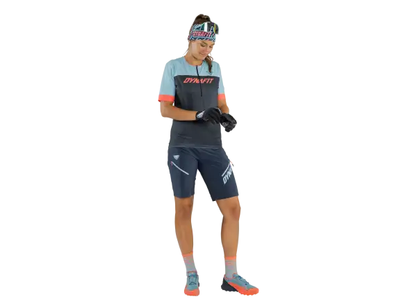 Dynafit Ride Light 1/2 zip dámsky dres s krátkym rukávom Blueberry/Marine Blue