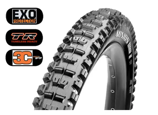 Maxxis Minion DHR II WT EXO TR 3C Maxx Grip 29x2,40" MTB plášť kevlar