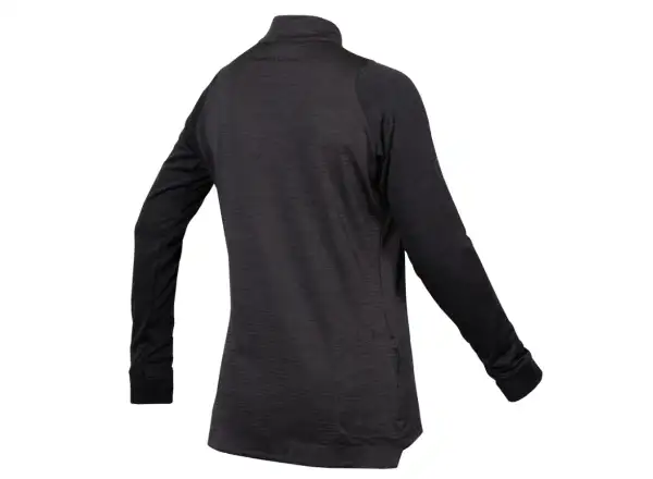 Endura Singletrack Fleece dámsky dres dlhý rukáv čierna
