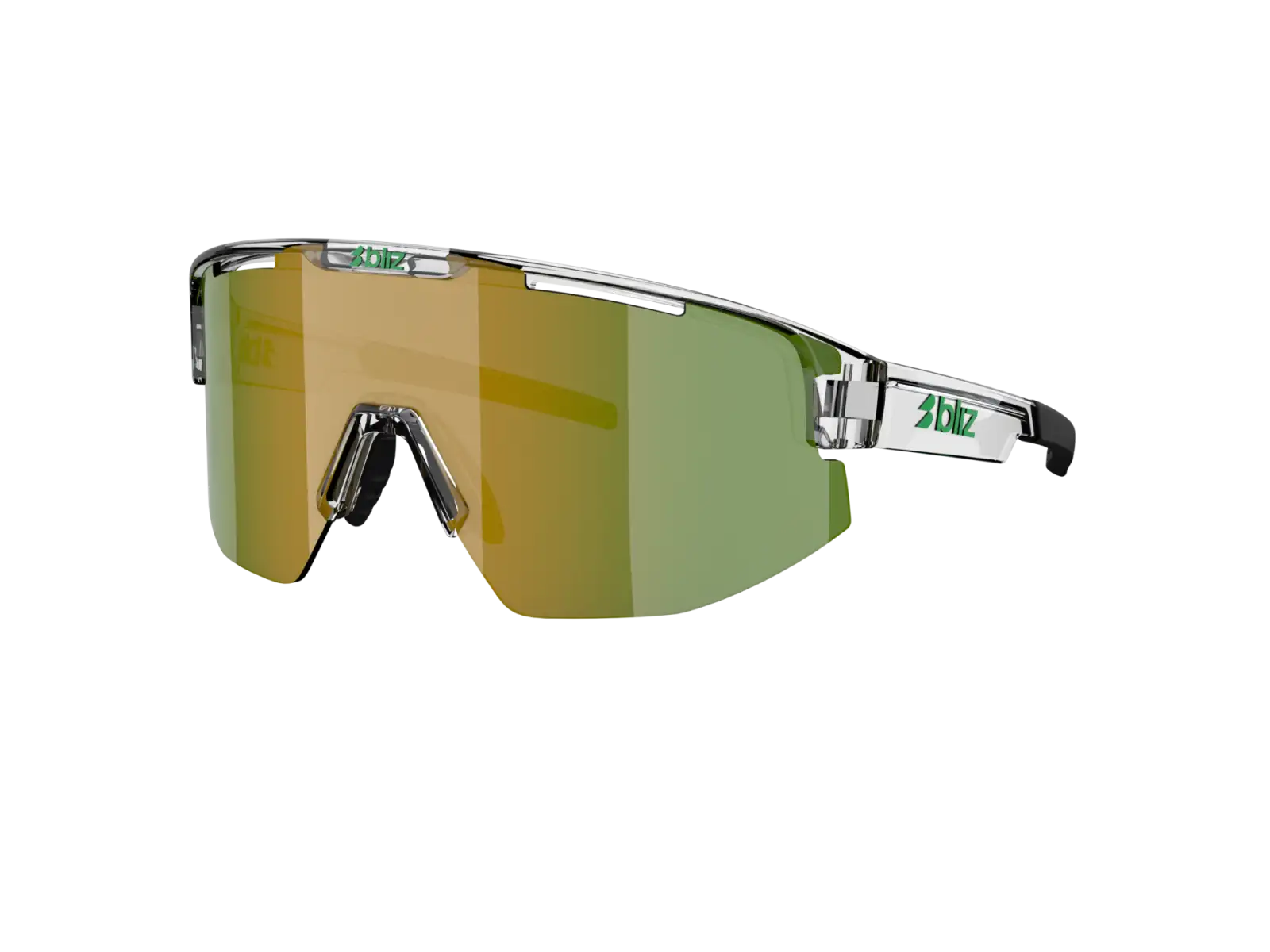 Bliz Matrix slnečné okuliare Transparent White/Brown Green Multi
