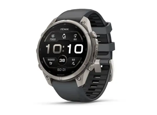 Garmin fenix 9 Pro inReach 43 mm inteligentné hodinky Carbon gray DLC Titanium Black/Pebble gray