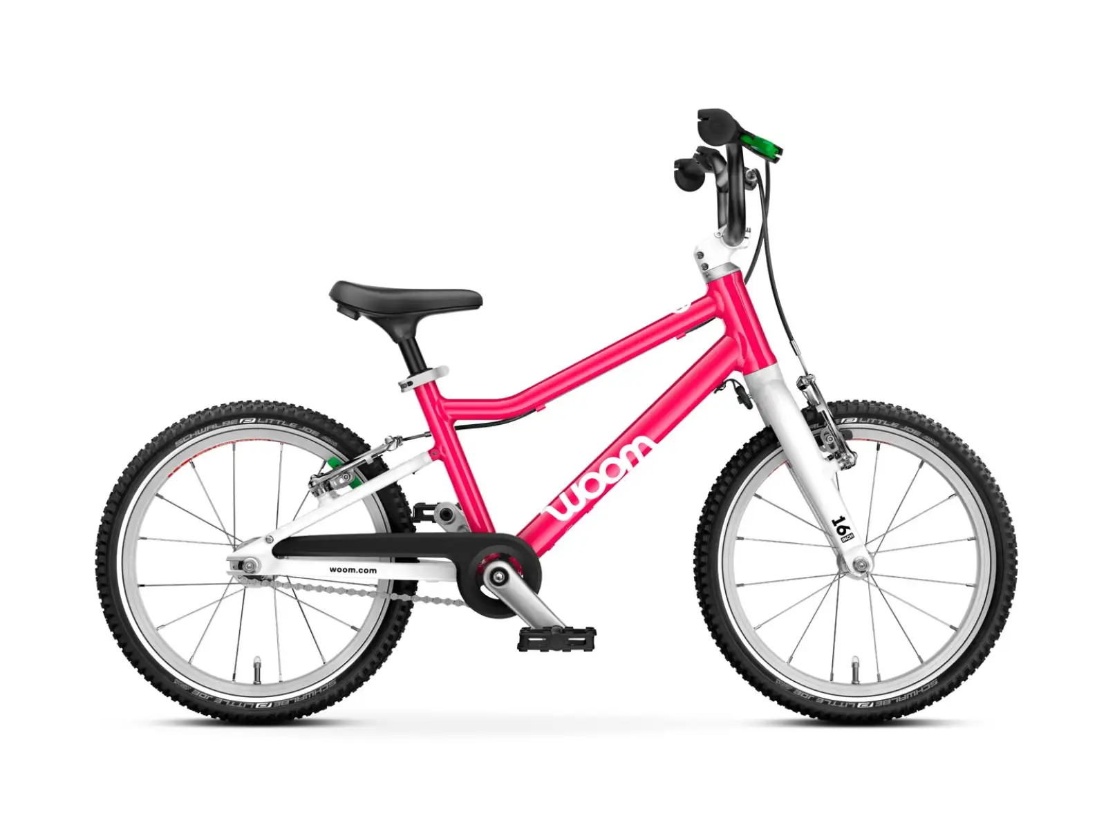 Woom GO 3 Automagic Hot Pink 16 detský bicykel