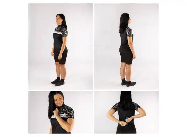 Force Rock Lady dámsky dres krátky rukáv čierna