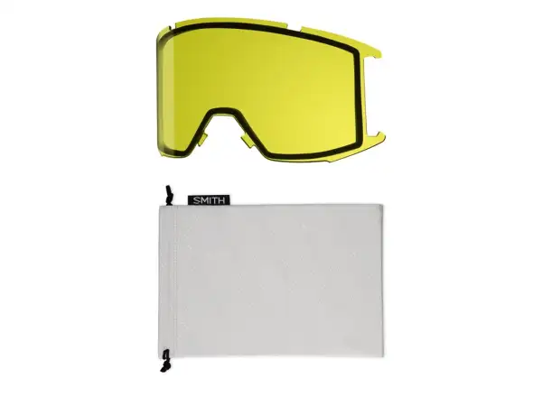 Smith Squad lyžiarske okuliare Black / Chroma Sun Platinum Mirror + Yellow