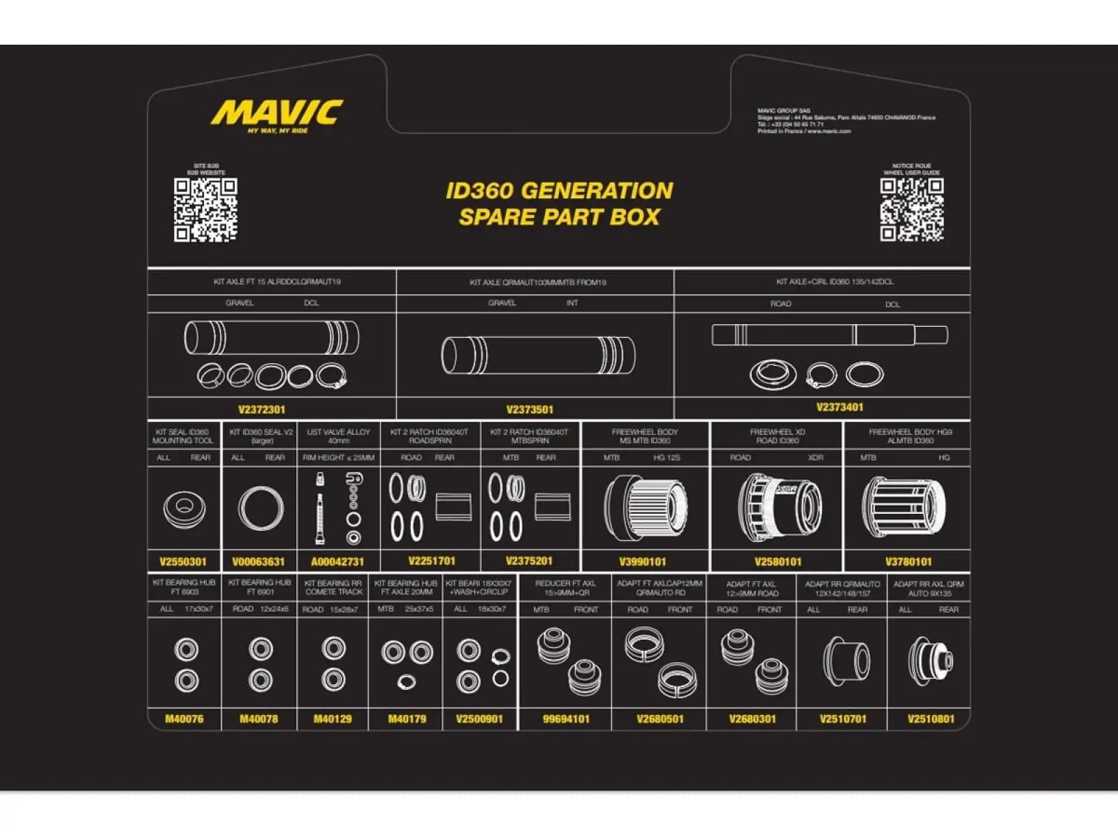 Mavic Kit ID360 Generation Náhradný Diel Box (V00084331) kufrík