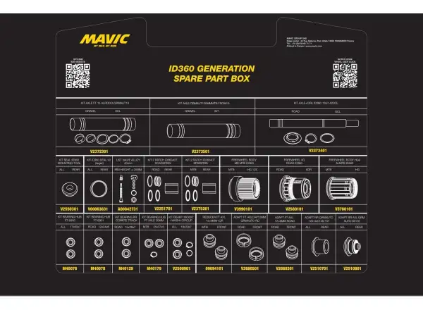 Mavic Kit ID360 Generation Náhradný Diel Box (V00084331) kufrík