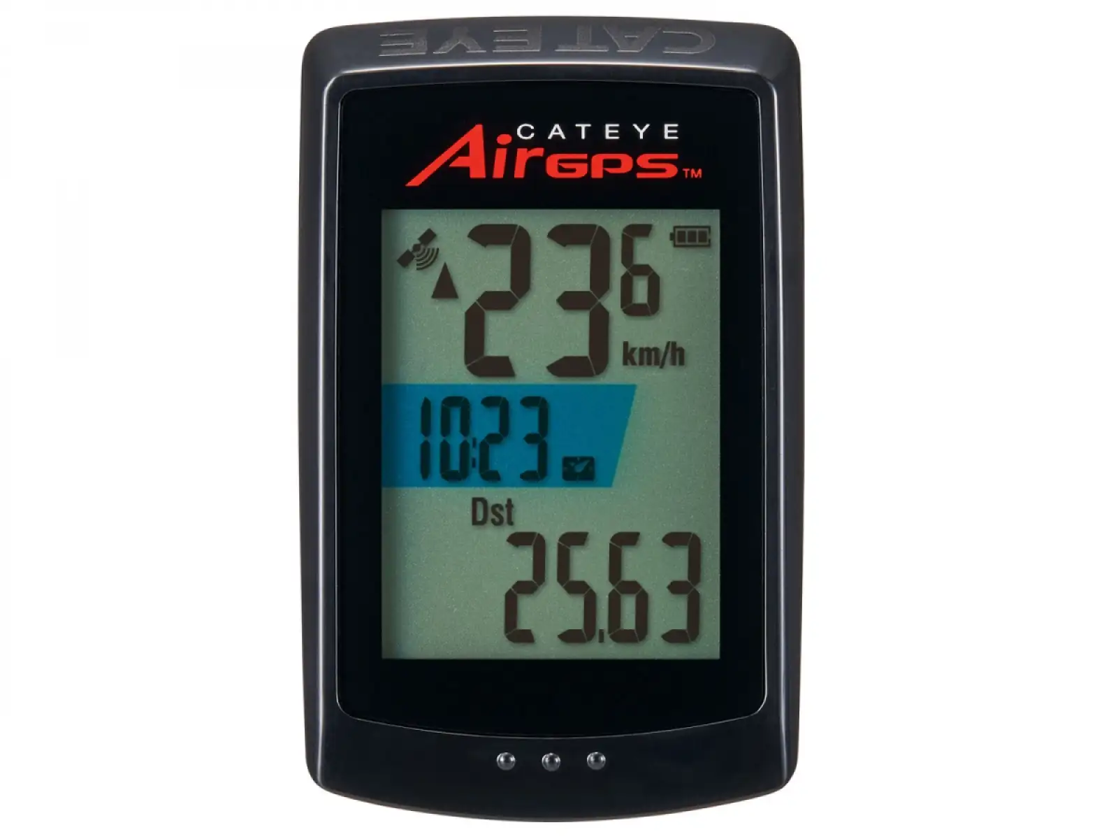 CatEye AirGPS GPS100 computer čierna