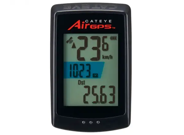 CatEye AirGPS GPS100 computer čierna