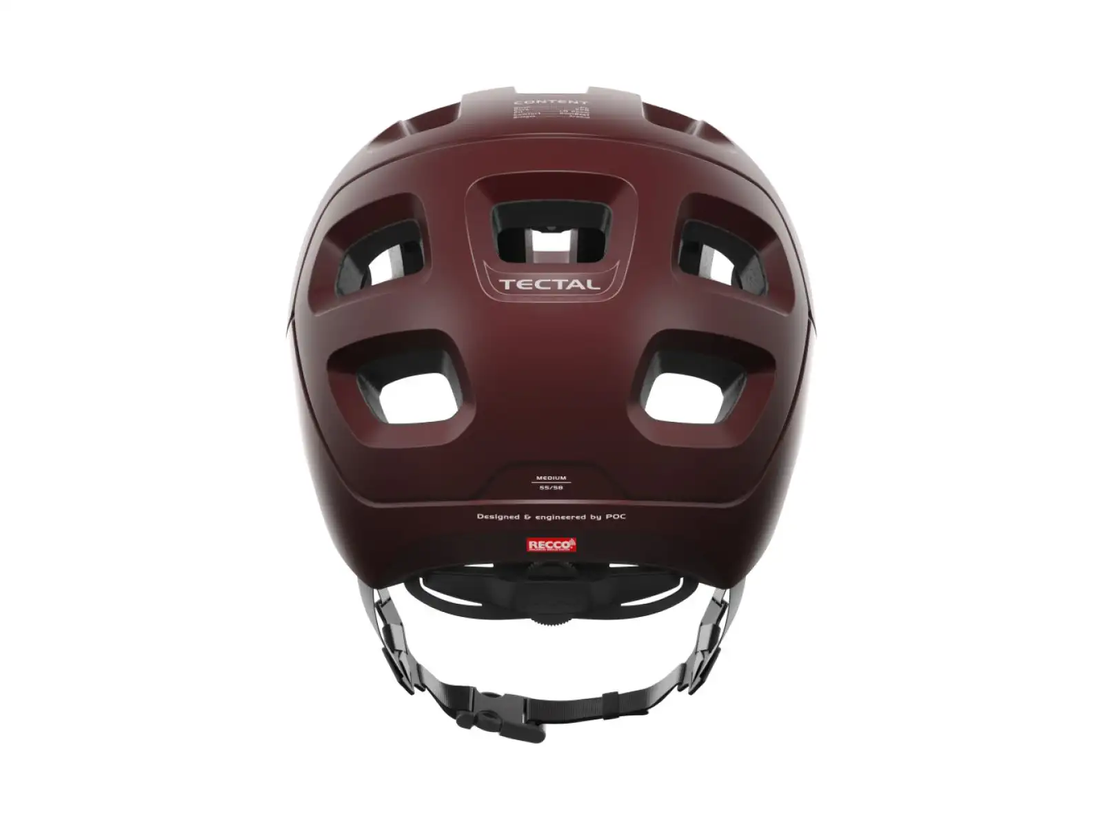 POC Tectal cyklistická prilba Garnet Red Matt