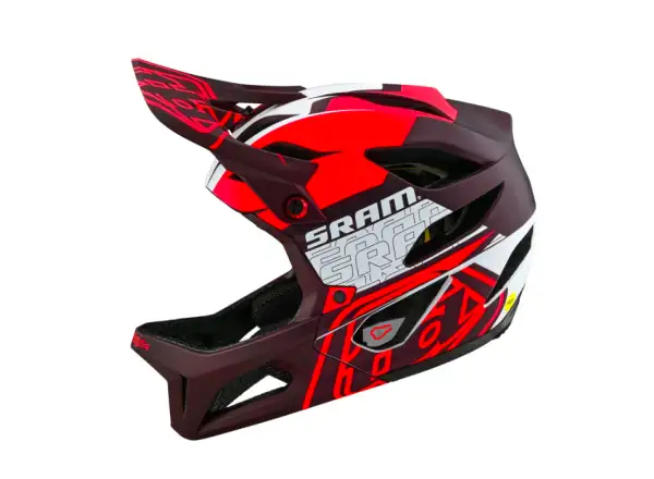 Troy Lee Designs Stage Mips SRAM prilba Vector Red