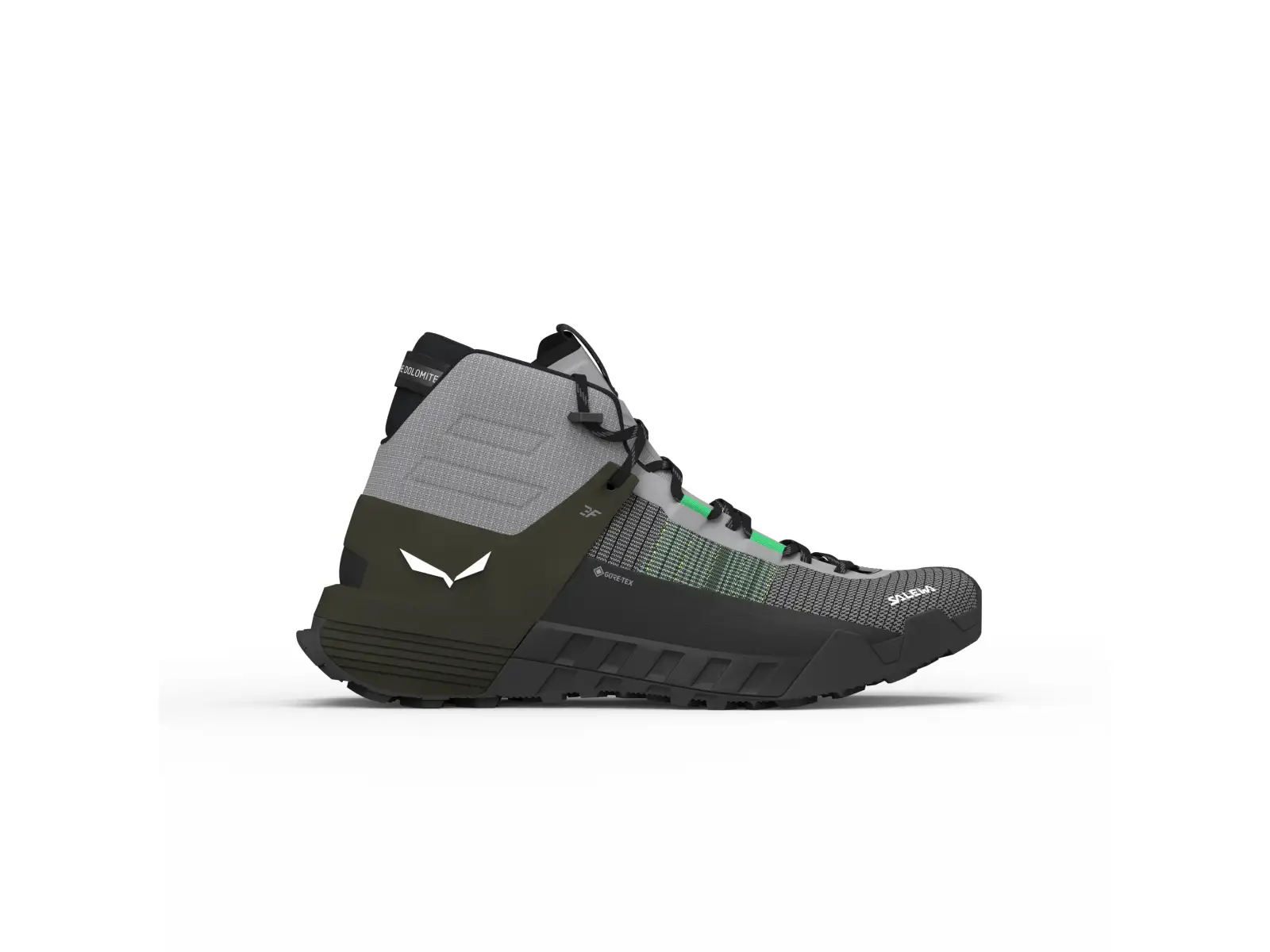Salewa Wildfire NXT Mid GTX pánske topánky Alloy/Dark Olive