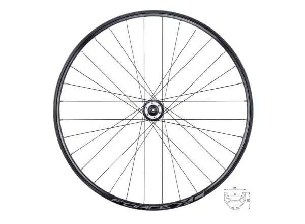 Force XC Disc 29 náboj predného vypletaného kolesa Force