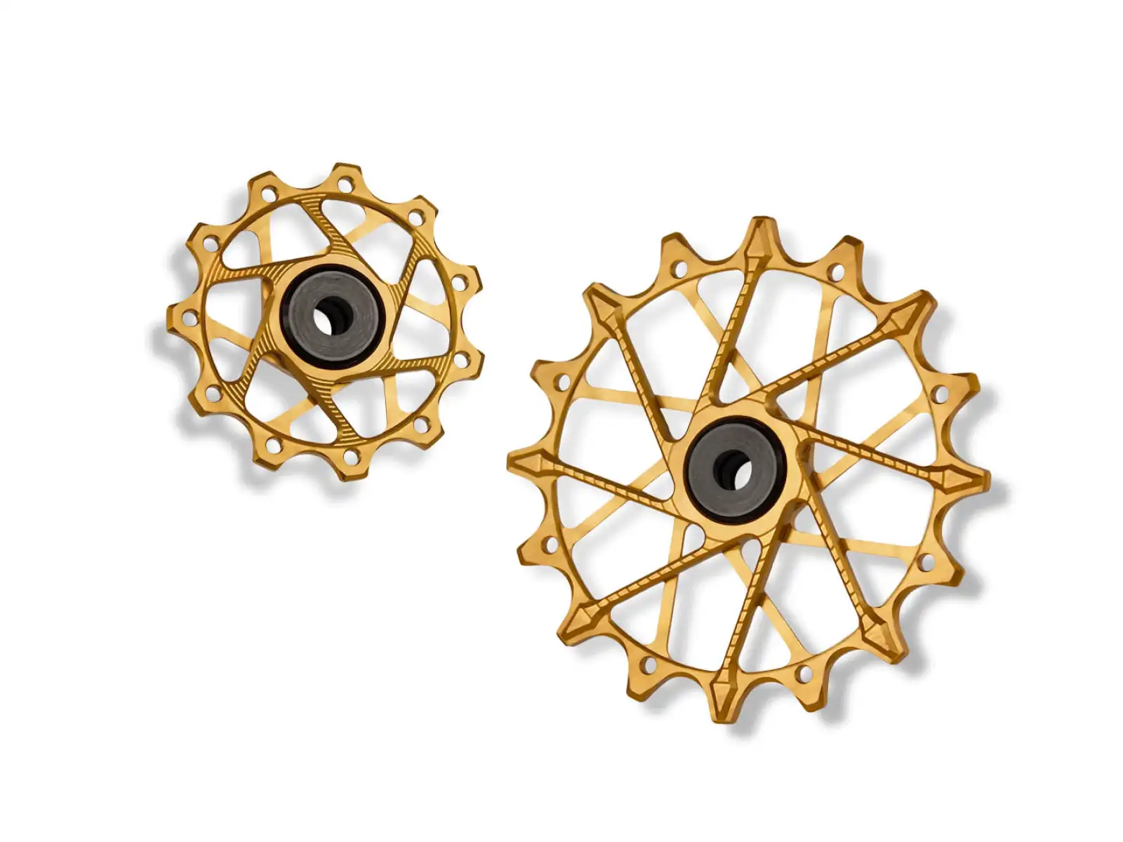 Kladky prehadzovačky Garbaruk pre Shimano 11 spd. 11 +16T Gold