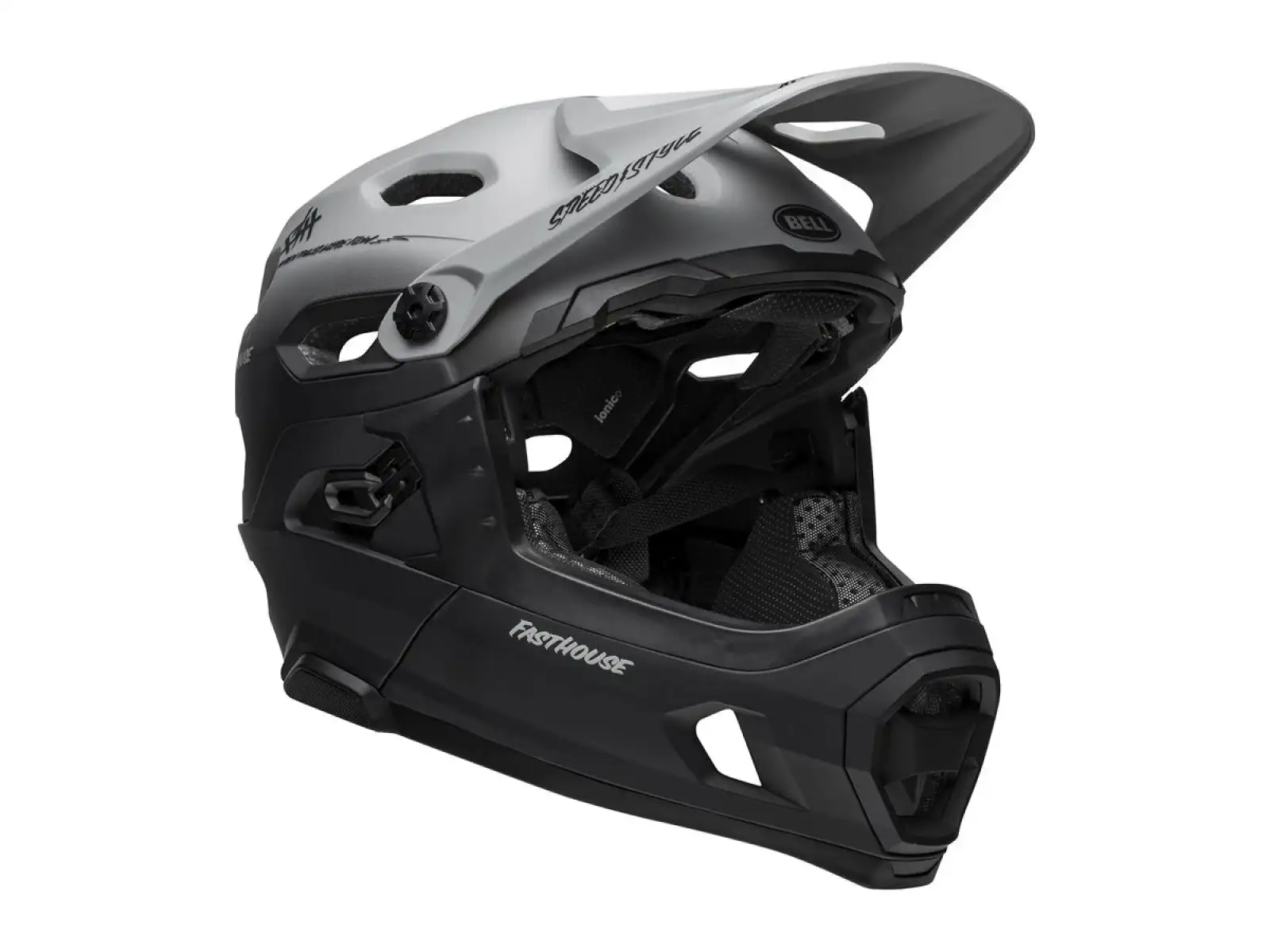 Bell Super DH Spherical prilba Mat Gray/Black Fasthouse