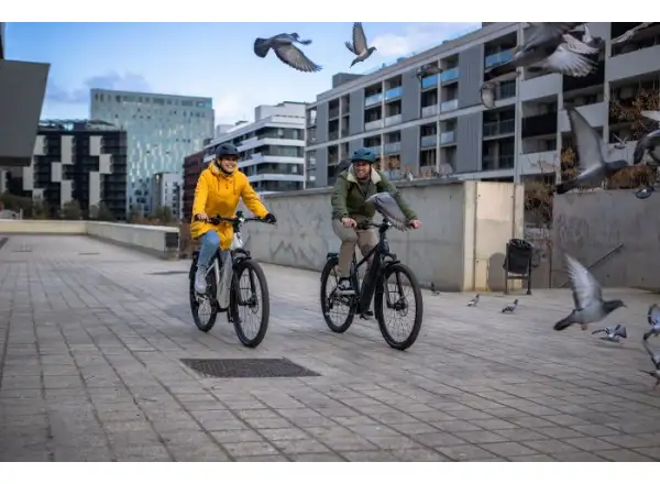 Trekingový elektrobicykel Superior eXR 6090 BL Touring II lesklý biely/medený