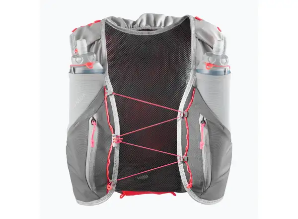 Salomon ADV Skin 12 Set bežecká vesta Castelrock/Alloy/Neon Flame