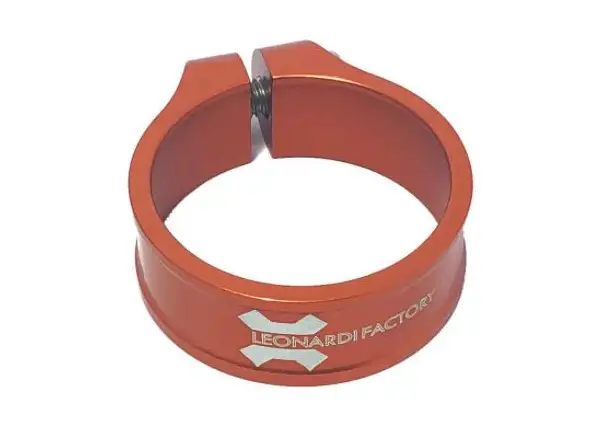Leonardi Factory Cierre de Tija sedlová objímka 31,8 mm oranžová