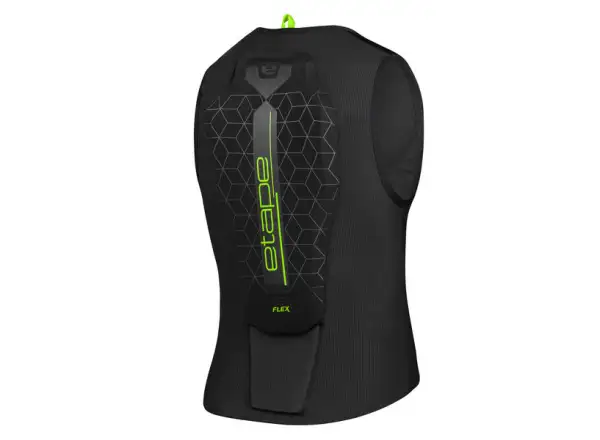 Etape Spine Pro 2.0 vesta s chráničom chrbtice čierna/zelená