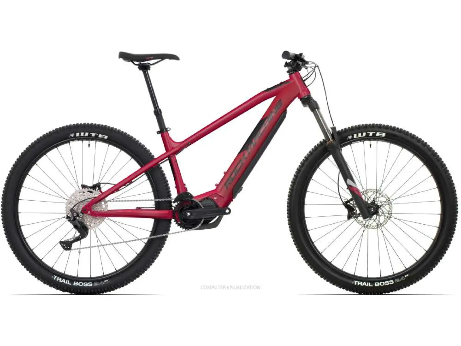 Rock Machine Blizz e40-29 horský e-bike Matte Red/Black