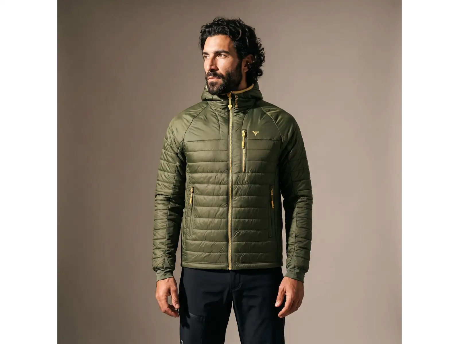 Silvini pánska bunda Rutor Olive/Yellow