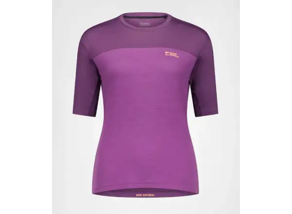 Mons Royale Diversion Merino dámsky dres krátky rukáv Ultraviolet/Boysenberry