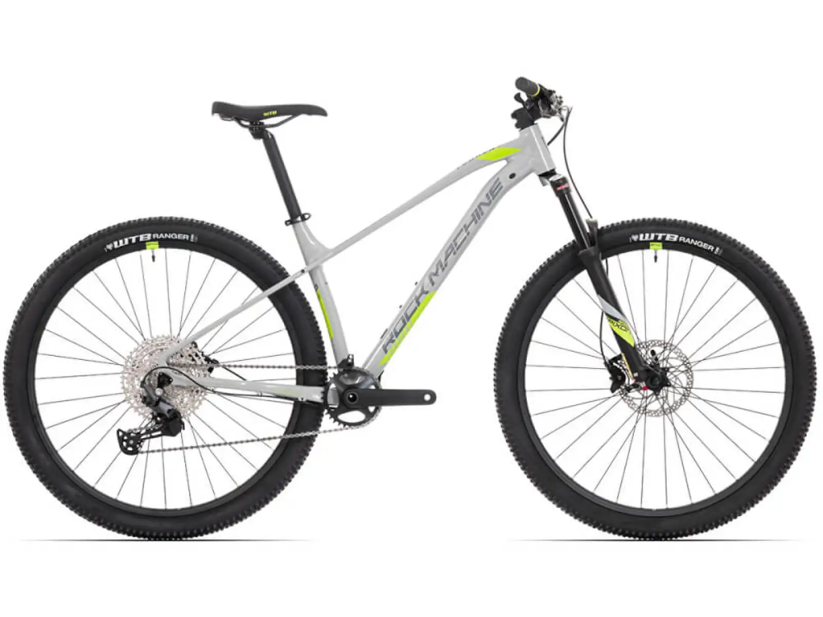 Rock Machine Torrent 60-29 gloss light grey/dark grey/yellow horský bicykel