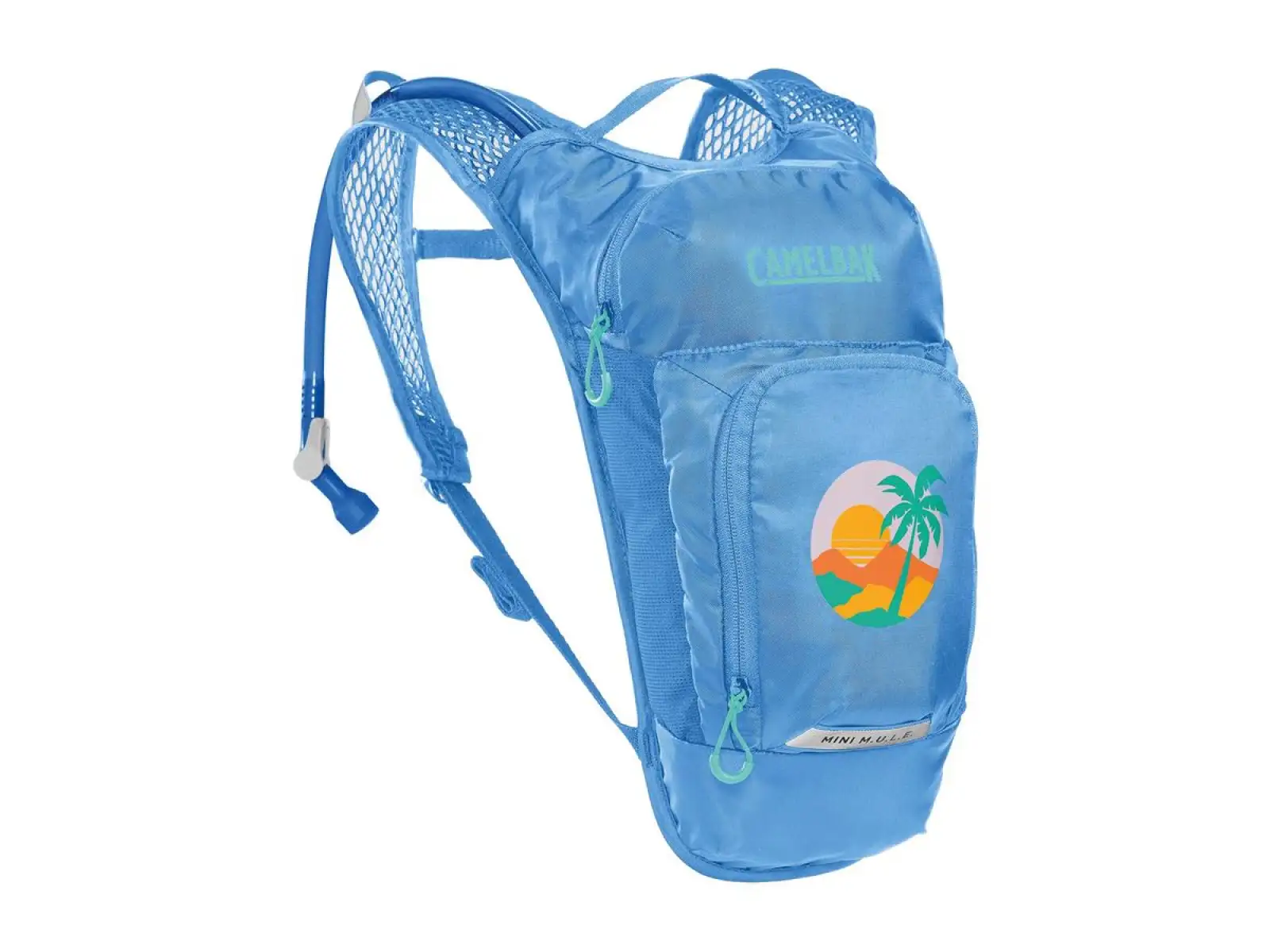Camelbak Mini Mule detský batoh 5 l + rezervoár 1,5 l Blue Palm