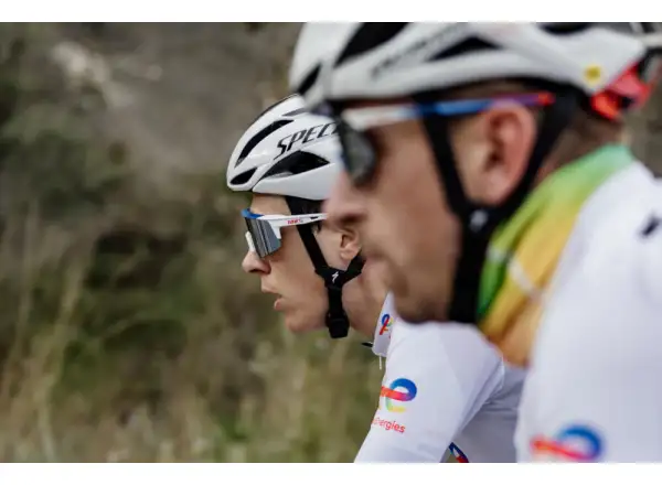 100% Speedcraft okuliare TotalEnergies Team Matte White / HIPER Lens