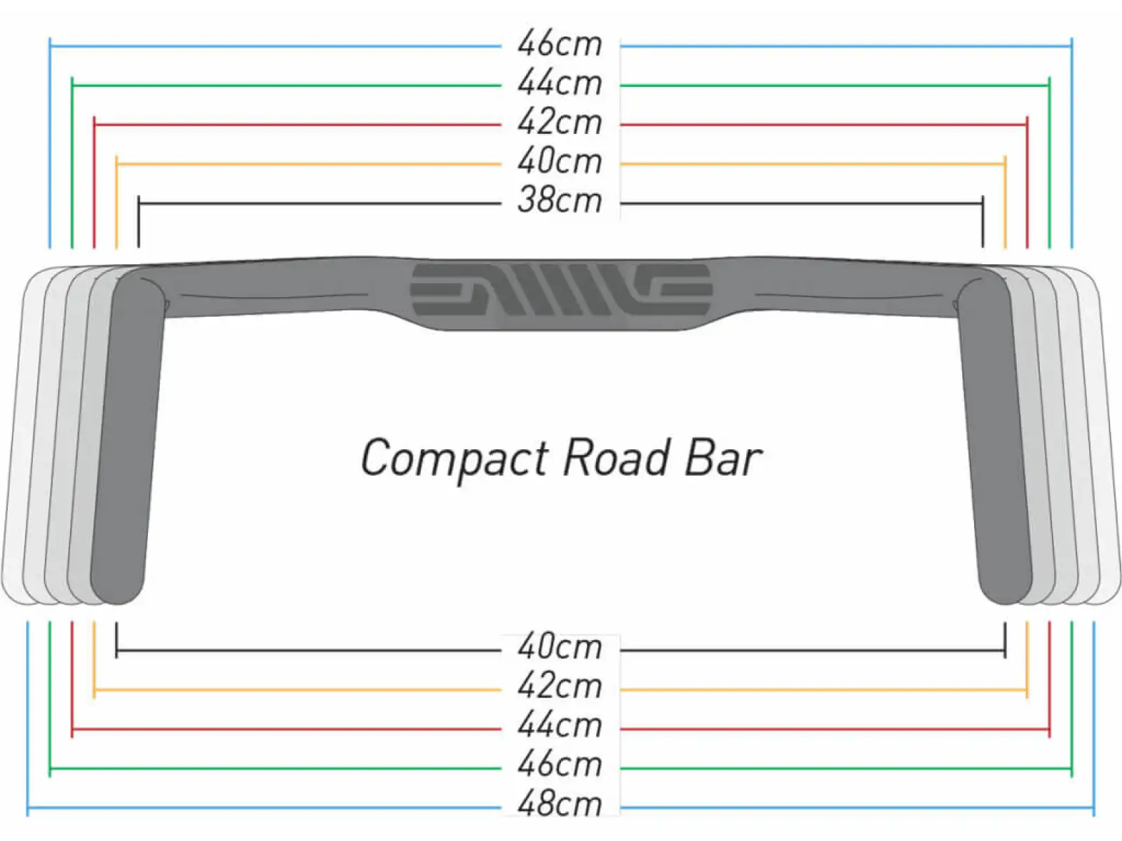 Cestné riadidlá Enve Road Compact Drop Black