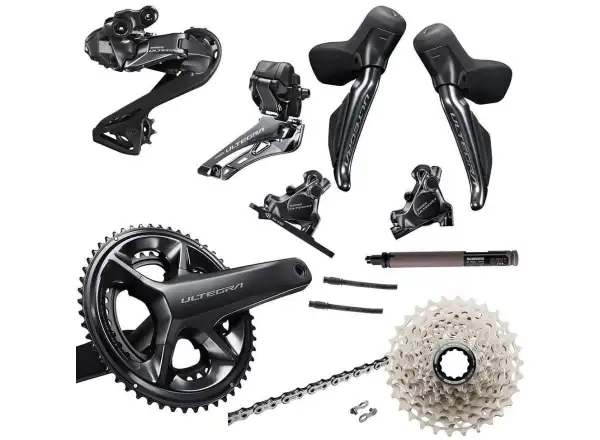 Shimano Ultegra Di2 R8170 kompletná sada - kľuky 50/34z, 172,5 mm, kazeta 11-34 zubov