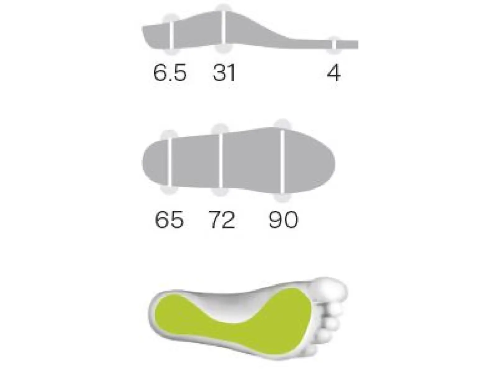 Sidas 3Feet Eco Winter Mid vložky do topánok