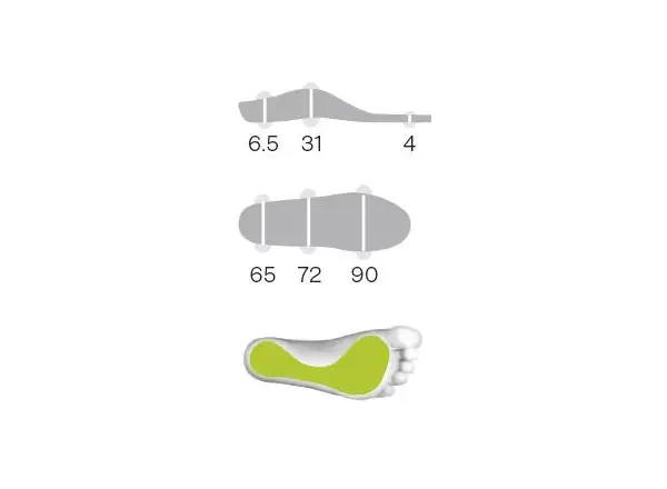 Sidas 3Feet Eco Winter Mid vložky do topánok