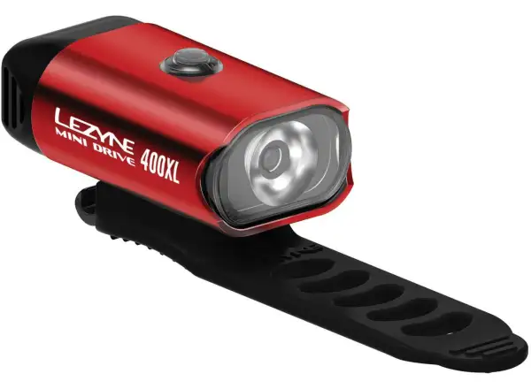 Lezyne Mini Drive 400 predné svetlo red/hi gloss