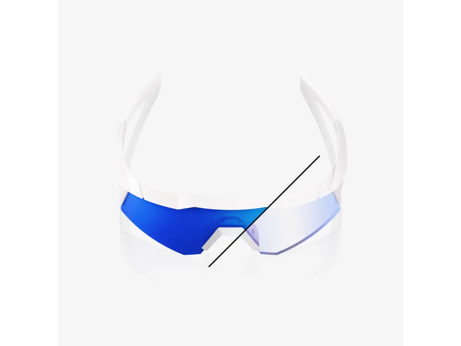 100% Speedcraft okuliare XS LE Bastille Blue Mirror Photochromic