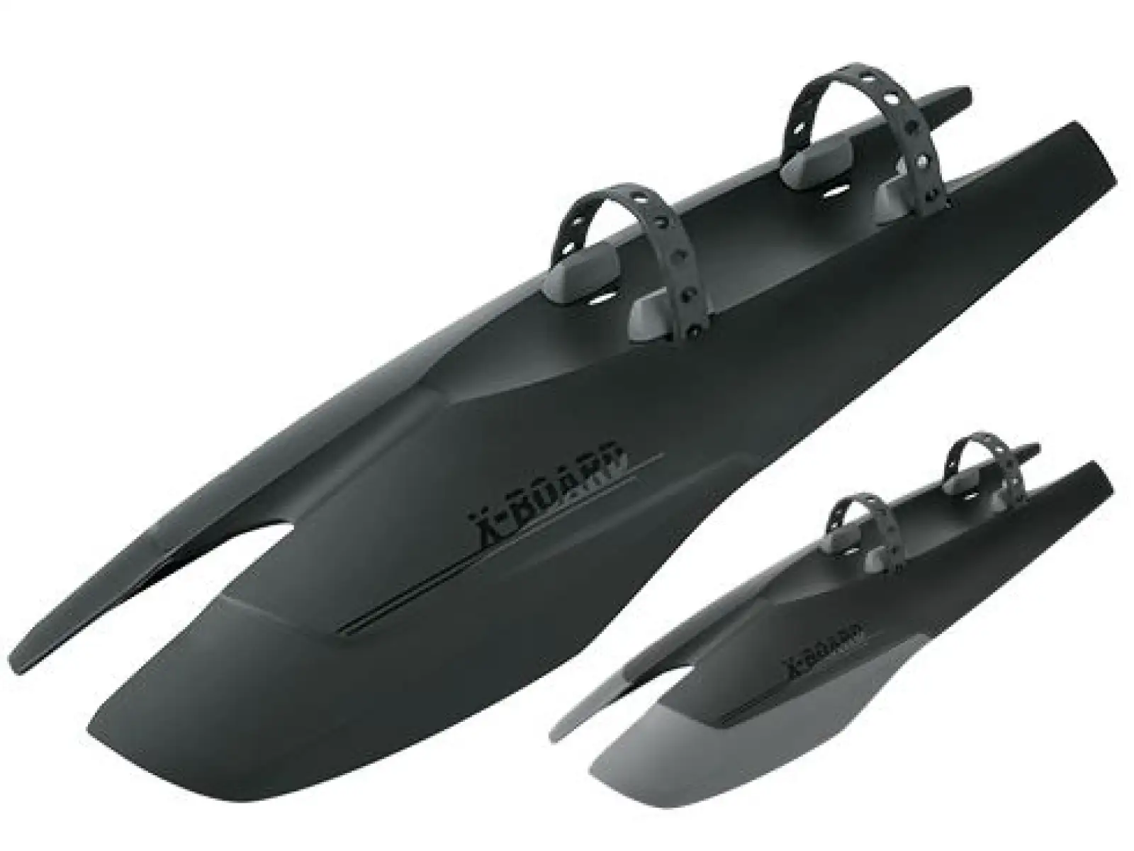 SKS X-BOARD blatník pod rámom čierna/sivá