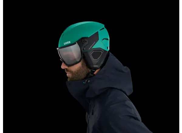 Uvex Instinct Visor Pro V lyžiarska prilba black matt